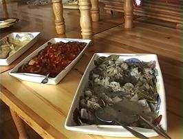 Various types of herring are just some of the items available for a traditional Norwegian breakfast